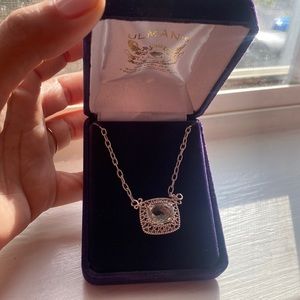 Gabriel & Co, this sterling silver necklace